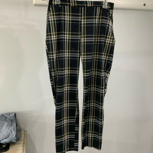 H&M plaid slacks.